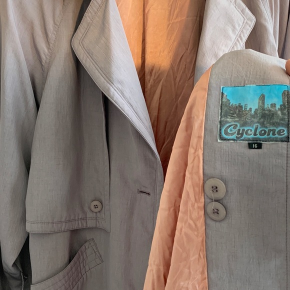 Vintage 80s trench coat - Picture 7 of 7